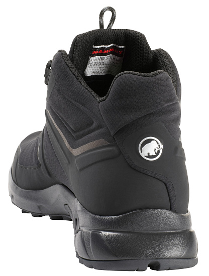 Ботинки мужские Mammut Ultimate Pro Mid GTX Black/Black - Фото 3 большая
