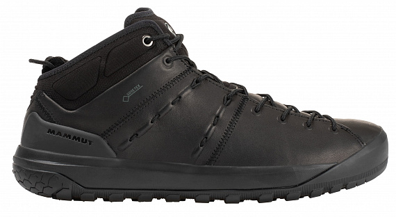 Ботинки мужские Mammut Hueco Advanced Mid GTX Black/Black - Фото 1 большая