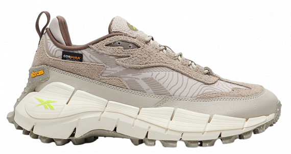 Кроссовки Reebok Zig Kinetica 2.5 Edge Winter Серый/Бежевый/Бежевый - Фото 1 большая