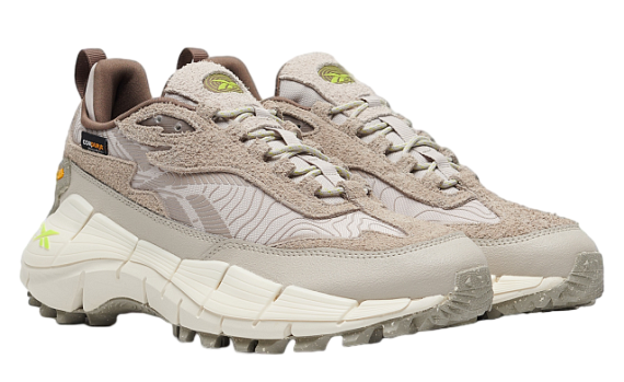 Кроссовки Reebok Zig Kinetica 2.5 Edge Winter Серый/Бежевый/Бежевый - Фото 4 большая