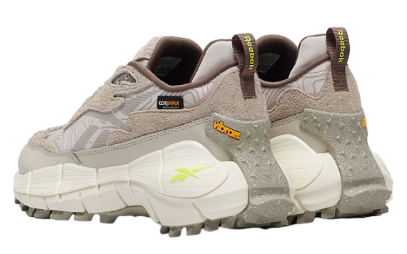 Кроссовки Reebok Zig Kinetica 2.5 Edge Winter Серый/Бежевый/Бежевый - Фото 5 большая