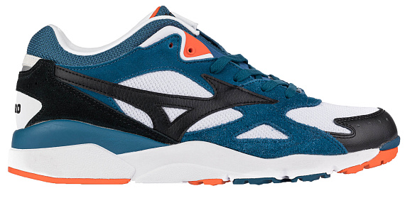 Кроссовки мужские Mizuno Sky Medal S Бел/Чер/Бирюз - Фото 1 большая