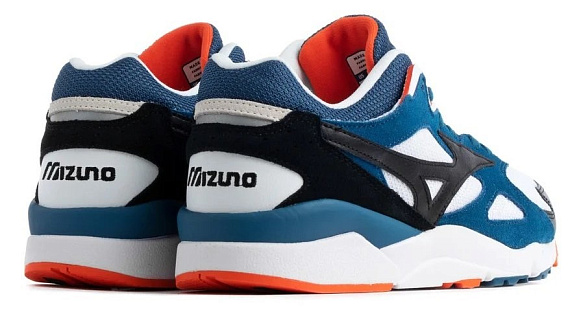 Кроссовки мужские Mizuno Sky Medal S Бел/Чер/Бирюз - Фото 3 большая