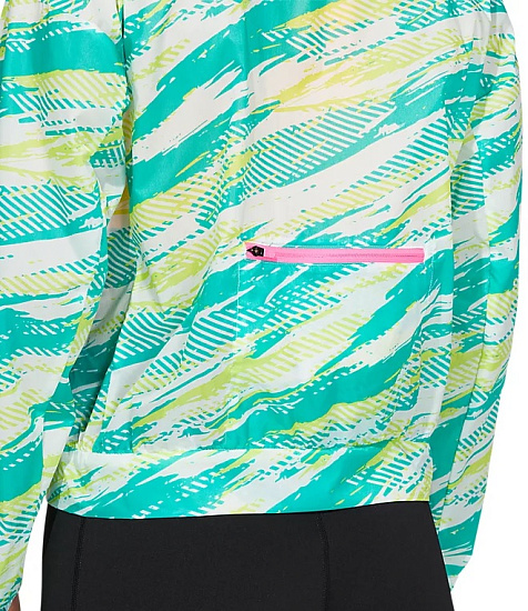 Куртка женская ASICS Color Injection Noosa Baltic Jewel - Фото 7 большая