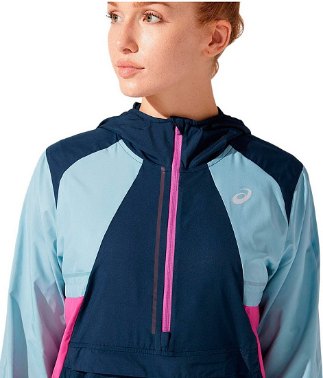 Куртка женская ASICS Visibility French Blue/Digital Grape - Фото 5 большая