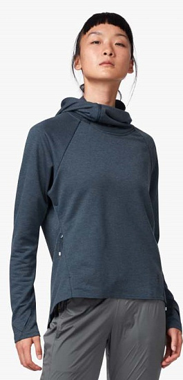 Куртка женская On Hoodie Navy - Фото 5 большая