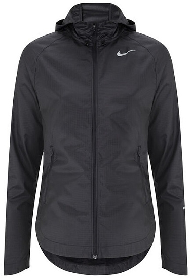 Куртка женская Nike Essential Run Division Black - Фото 3 большая