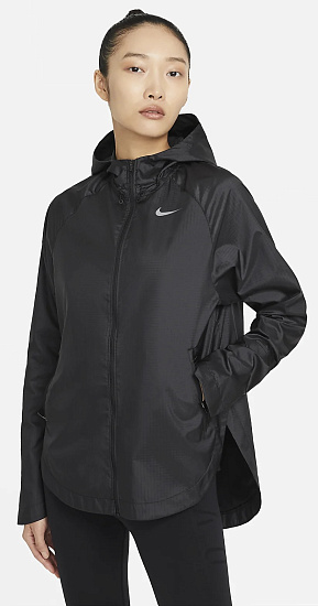 Куртка женская Nike Essential Run Division Black - Фото 4 большая