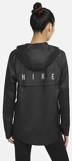 Куртка женская Nike Essential Run Division Black - Фото 5 большая