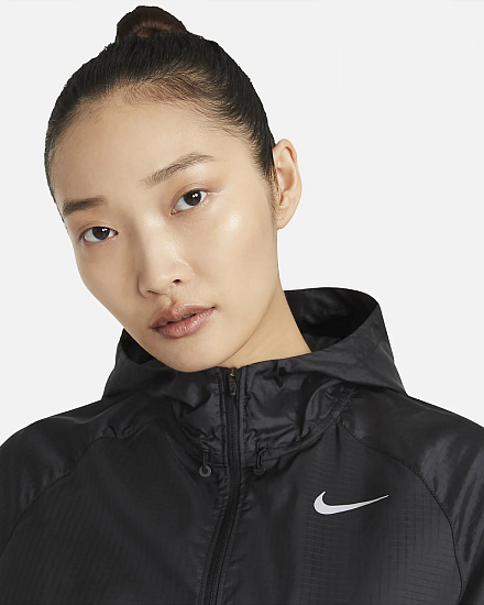 Куртка женская Nike Essential Run Division Black - Фото 6 большая