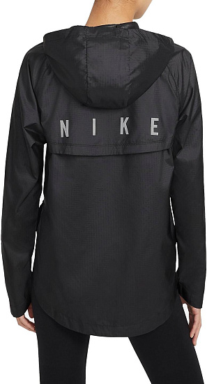 Куртка женская Nike Essential Run Division Black - Фото 9 большая