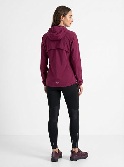 Куртка женская Mizuno Waterproof 20K Er Dark Purple - Фото 4 большая