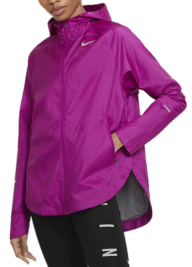 Куртка женская Nike Essential Run Division Red Plum/Cool Grey - Фото 1 большая