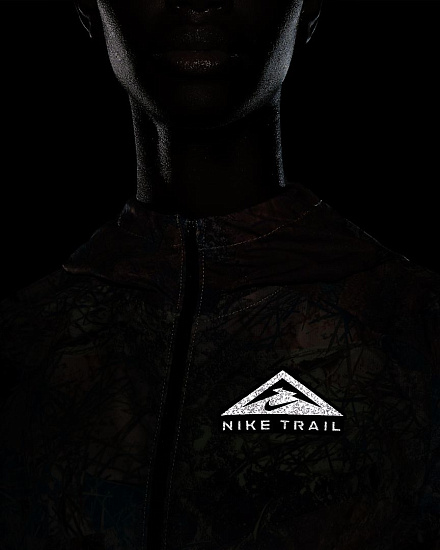 Куртка женская Nike Windrunner Trail Blue Lagoon/Black - Фото 9 большая