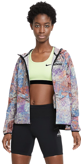 Куртка женская Nike Windrunner Trail Blue Lagoon/Black - Фото 10 большая