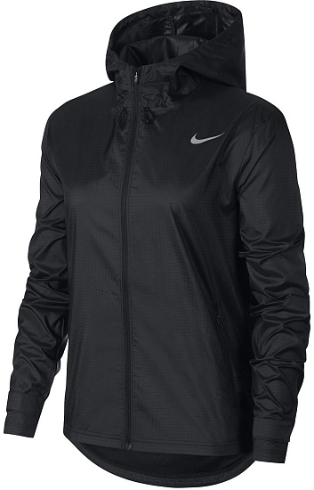 Куртка женская Nike Essential Black/Reflective Silver - Фото 1 большая