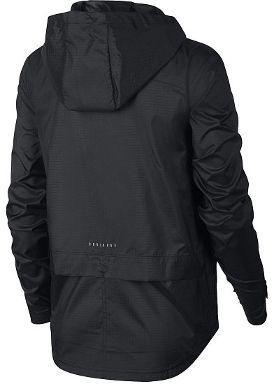 Куртка женская Nike Essential Black/Reflective Silver - Фото 2 большая