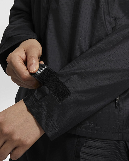 Куртка женская Nike Essential Black/Reflective Silver - Фото 7 большая