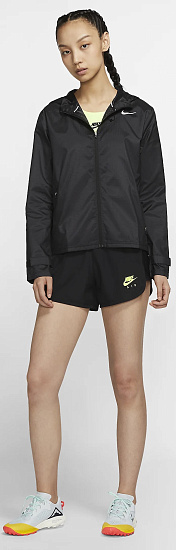 Куртка женская Nike Essential Black/Reflective Silver - Фото 10 большая
