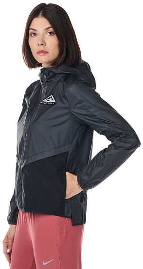 Куртка женская Nike Shield Trail Black - Фото 3 большая