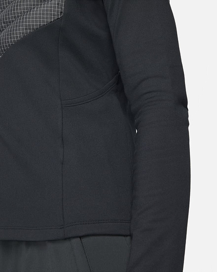 Куртка женская Nike Therma-FIT Run Division Black/Atomic Orange - Фото 6 большая