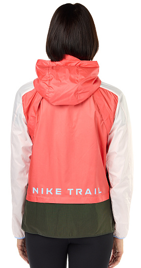 Куртка женская Nike Shield Trail Magic Ember/Light Soft Pink/Aluminum/Black - Фото 4 большая