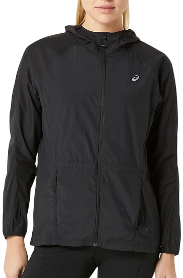 Куртка женская ASICS Road Packable Black - Фото 1 большая