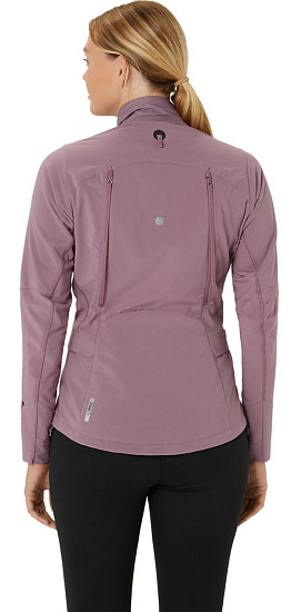 Куртка женская ASICS Road Winter Dusty Mauve - Фото 4 большая