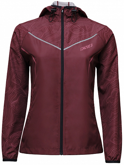 Куртка женская KV+ Breeze Wave Bordeaux - Фото 1 большая