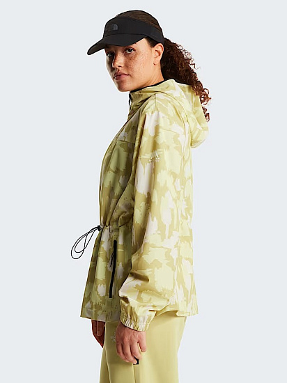 Куртка женская The North Face Mountain Athletics Hooded Wind Print Lemon Mist Painted Mountains Prin - Фото 4 большая