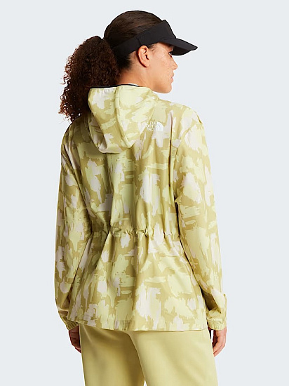Куртка женская The North Face Mountain Athletics Hooded Wind Print Lemon Mist Painted Mountains Prin - Фото 5 большая