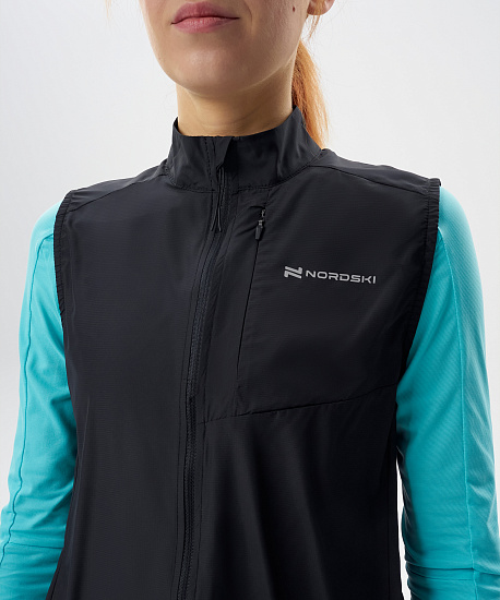 Жилет женский Nordski Upcast Black - Фото 3 большая