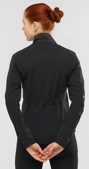 Куртка женская Salomon Agile Softshell Black - Фото 3 большая