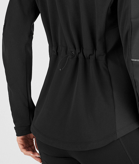 Куртка женская Salomon Agile Softshell Black - Фото 6 большая
