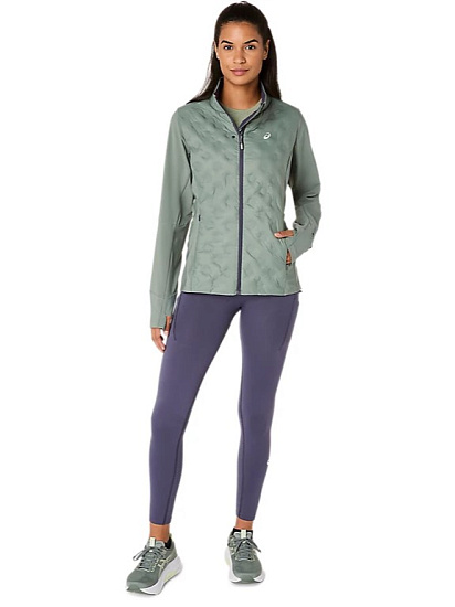 Куртка женская ASICS Road Winter Monument Blue/Indigo Fog - Фото 13 большая