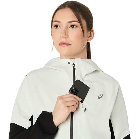 Куртка женская ASICS Metarun Legend Performance Black/Cream - Фото 7 большая