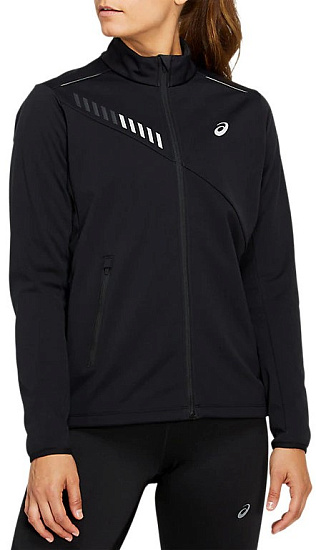 Куртка женская ASICS Lite-Show Winter Performance Black/Graphite Grey - Фото 1 большая