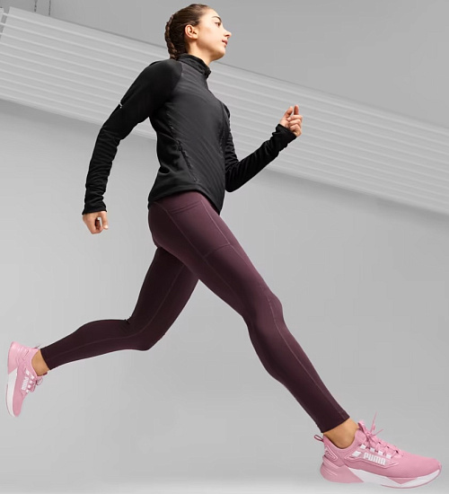 Куртка женская Puma Run Grid Black - Фото 4 большая