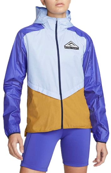 Куртка женская Nike Shield Trail Aluminium/Lapis/Midnight Navy/Black - Фото 1 большая