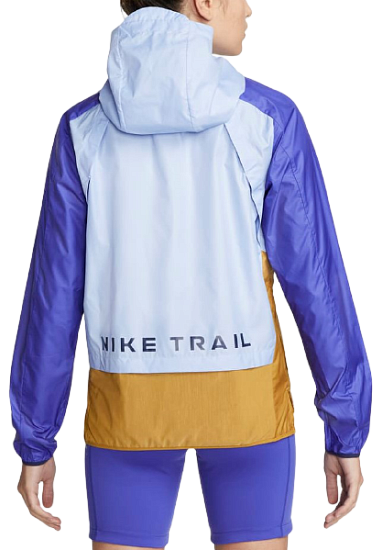 Куртка женская Nike Shield Trail Aluminium/Lapis/Midnight Navy/Black - Фото 2 большая