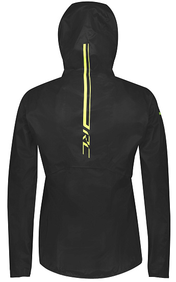 Куртка женская Scott Rc Run Wp Black/Yellow - Фото 2 большая