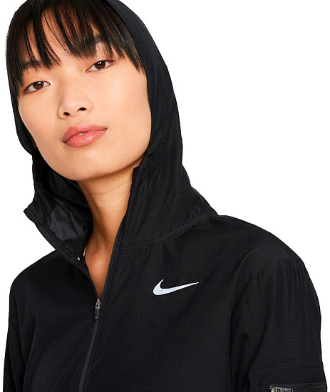 Куртка женская Nike Imp Light Black/Reflective Silver - Фото 5 большая