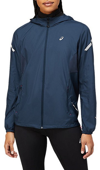 Куртка женская ASICS Lite-Show French Blue Heather/Performance Black - Фото 1 большая