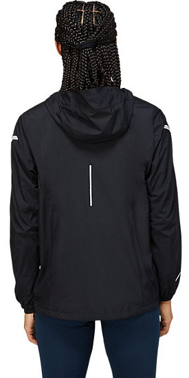 Куртка женская ASICS Lite-Show Black - Фото 4 большая