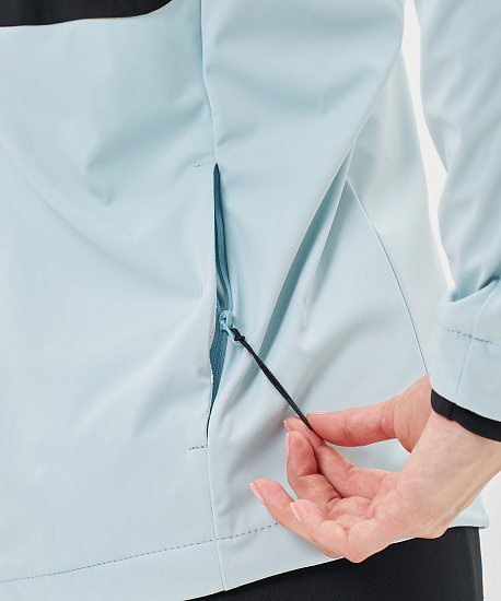 Куртка женская Nordski Pro Tour Hood Aqua/Black - Фото 9 большая