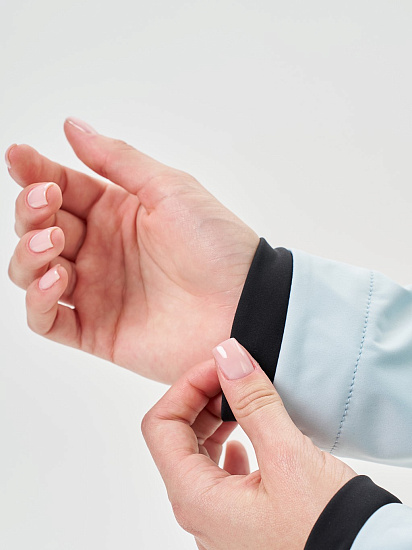 Куртка женская Nordski Pro Tour Hood Aqua/Black - Фото 11 большая