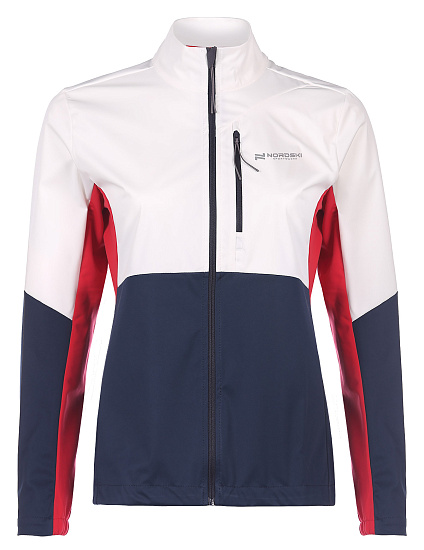 Куртка женская Nordski Pro Tour White/Deep/Red - Фото 1 большая