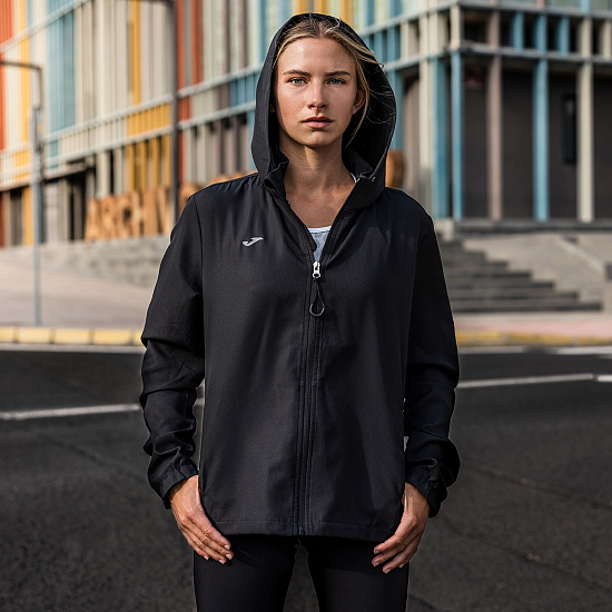 Куртка женская Joma Zero Black - Фото 6 большая
