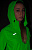 Куртка женская Joma Elite 8 Fluor Green - Фото 4 малая