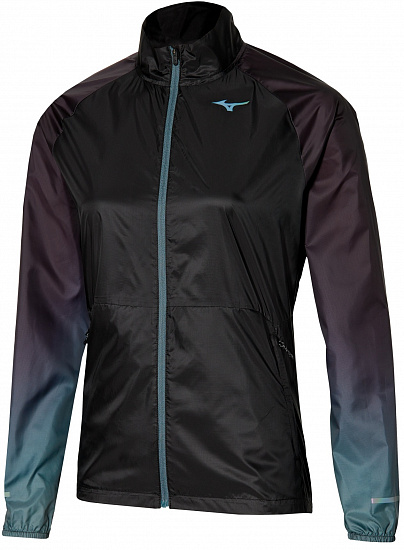 Куртка женская Mizuno Aero Black - Фото 1 большая